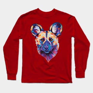 African wild dog Long Sleeve T-Shirt